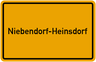 Niebendorf-Heinsdorf in Brandenburg