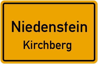 Straßenverzeichnis Niedenstein Kirchberg