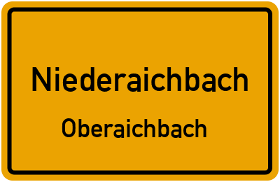 Straßenverzeichnis Niederaichbach Oberaichbach