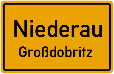Straßenverzeichnis Niederau Großdobritz