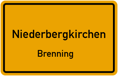 Straßenverzeichnis Niederbergkirchen Brenning