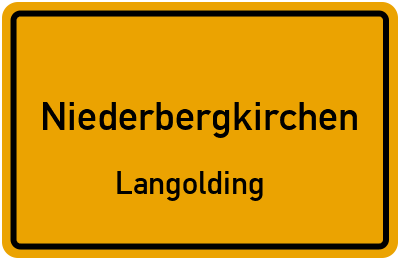 Straßenverzeichnis Niederbergkirchen Langolding