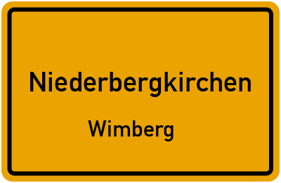 Straßenverzeichnis Niederbergkirchen Wimberg
