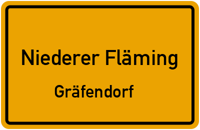 Straßenverzeichnis Niederer Fläming Gräfendorf