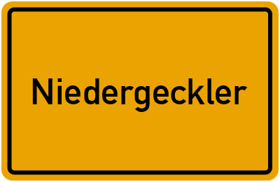 Niedergeckler in Rheinland-Pfalz