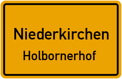 Straßenverzeichnis Niederkirchen Holbornerhof