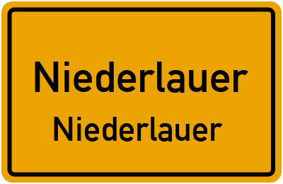 Straßenverzeichnis Niederlauer Niederlauer