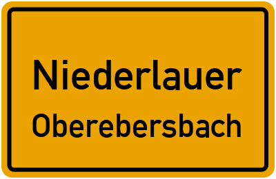 Straßenverzeichnis Niederlauer Oberebersbach