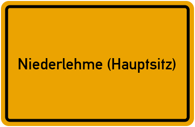 Branchenbuch Niederlehme (Hauptsitz), Brandenburg