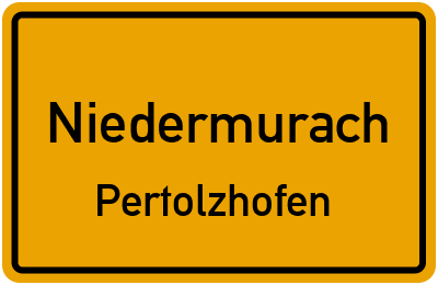 Straßenverzeichnis Niedermurach Pertolzhofen