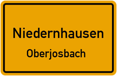 Straßenverzeichnis Niedernhausen Oberjosbach