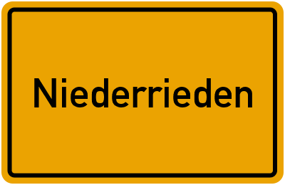 Niederrieden in Bayern