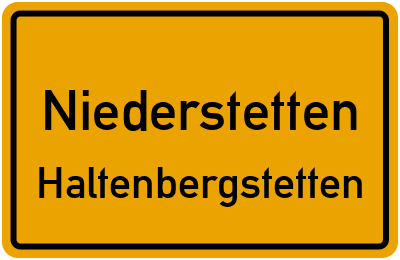 Straßenverzeichnis Niederstetten Haltenbergstetten