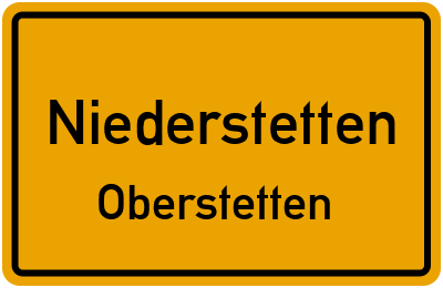 Straßenverzeichnis Niederstetten Oberstetten