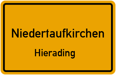 Straßenverzeichnis Niedertaufkirchen Hierading