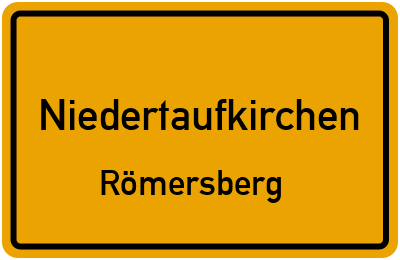 Straßenverzeichnis Niedertaufkirchen Römersberg