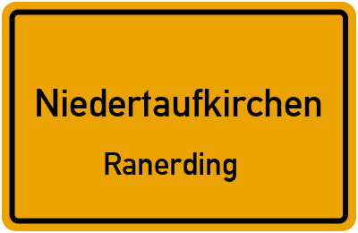 Straßenverzeichnis Niedertaufkirchen Ranerding