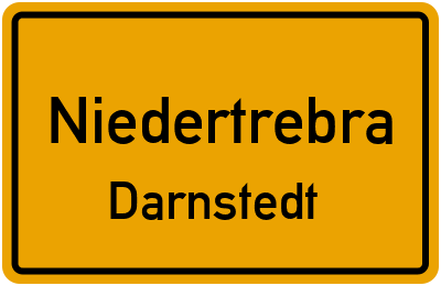 Straßenverzeichnis Niedertrebra Darnstedt