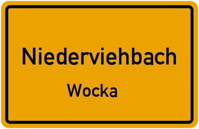 Straßenverzeichnis Niederviehbach Wocka