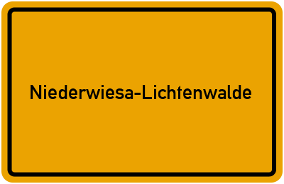 Branchenbuch Niederwiesa-Lichtenwalde, Sachsen