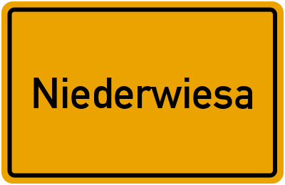 Niederwiesa in Sachsen
