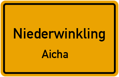 Straßenverzeichnis Niederwinkling Aicha