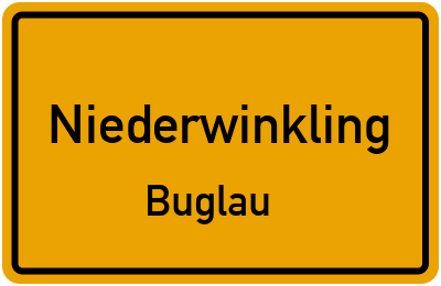 Straßenverzeichnis Niederwinkling Buglau