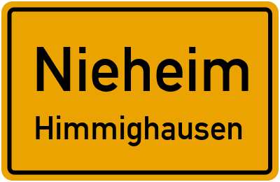 Straßenverzeichnis Nieheim Himmighausen