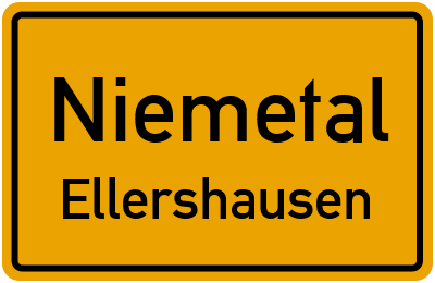Straßenverzeichnis Niemetal Ellershausen