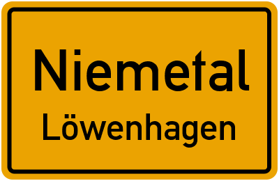 Straßenverzeichnis Niemetal Löwenhagen