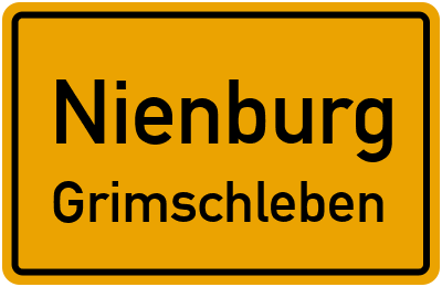 Straßenverzeichnis Nienburg Grimschleben