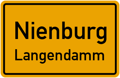 Straßenverzeichnis Nienburg Langendamm