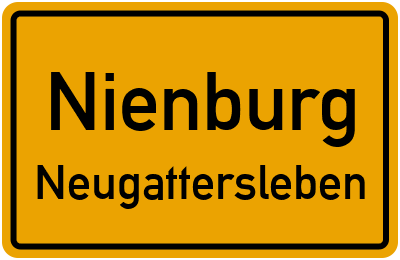 Straßenverzeichnis Nienburg Neugattersleben