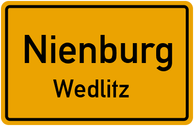 Straßenverzeichnis Nienburg Wedlitz