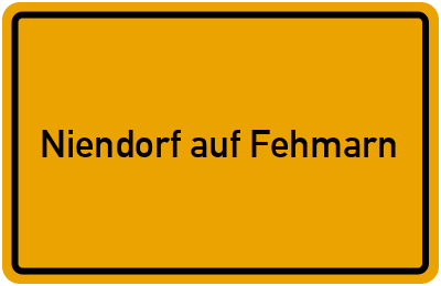 Branchenbuch Niendorf auf Fehmarn, Schleswig-Holstein