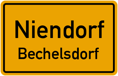Straßenverzeichnis Niendorf Bechelsdorf