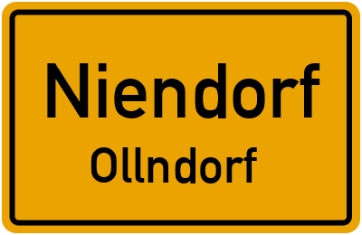 Straßenverzeichnis Niendorf Ollndorf