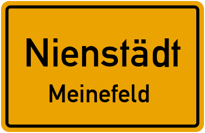 Straßenverzeichnis Nienstädt Meinefeld