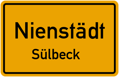 Straßenverzeichnis Nienstädt Sülbeck
