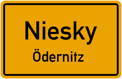 Straßenverzeichnis Niesky Ödernitz