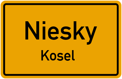 Straßenverzeichnis Niesky Kosel