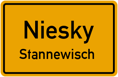 Straßenverzeichnis Niesky Stannewisch