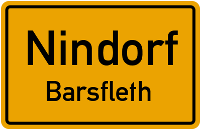 Straßenverzeichnis Nindorf Barsfleth