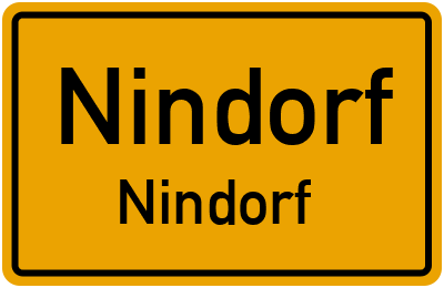 Straßenverzeichnis Nindorf Nindorf