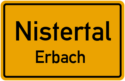 Straßenverzeichnis Nistertal Erbach