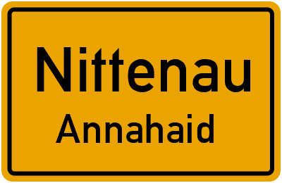 Straßenverzeichnis Nittenau Annahaid
