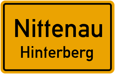 Straßenverzeichnis Nittenau Hinterberg