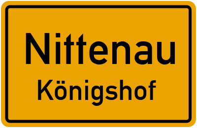 Straßenverzeichnis Nittenau Königshof