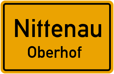 Straßenverzeichnis Nittenau Oberhof