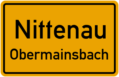 Straßenverzeichnis Nittenau Obermainsbach